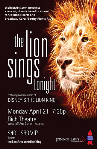 Atlanta Benefit with cast members from Disney's The Lion King